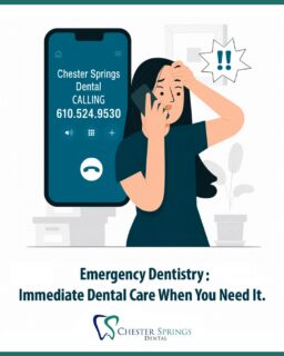 Dental emergencies can happen when you least expect them. 🦷⚠️
Whether you're dealing with a severe toothache, a broken tooth, a lost filling, or another urgent dental issue, getting prompt care can make all the difference. Chester Springs Dental offers emergency appointments and strives to see emergency patients as quickly as possible.
If you're experiencing a dental emergency, don't wait—our team is here to provide fast, compassionate care when you need it most.
📞 Call us today: (610) 458-5858
🌐 ChesterSpringsDental.com/contact-us
#ChesterSpringsDental #EmergencyDentist #EmergencyDentalCare #ExtonPA #ChesterCountyPA #HealthySmiles