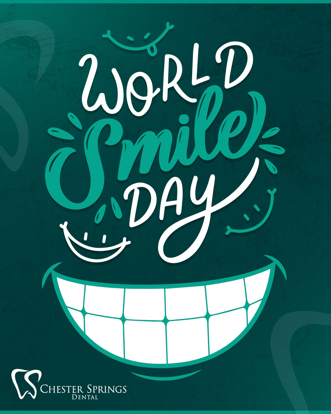 A friendly hello. An unexpected compliment. A laugh with someone you love. 😊

On World Smile Day, we’re celebrating the little moments that give us reasons to smile. What made YOU smile today? Tell us below!

Give your smile some care, too—request your next appointment at ChesterSpringsDental.com.

#ChesterSpringsDental #WorldSmileDay #HealthySmiles #FamilyDentistry #ExtonPA