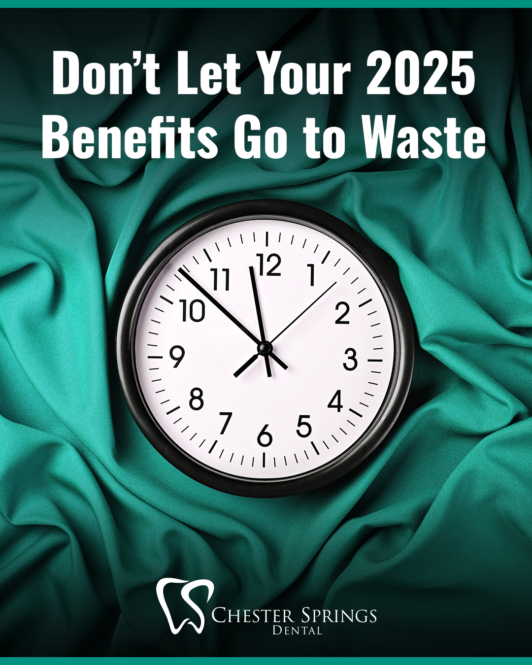 Youâve earned your dental benefitsâmake sure you actually use them! đ
Whether youâre due for a cleaning or still putting off that filling, nowâs the time to book before your 2025 coverage resets. â°
đ
 Schedule your visit today at ChesterSpringsDental.com.
#ChesterSpringsDental #ExtonDentist #FamilyDentist #DentalBenefits #UseItOrLoseIt #DentalCare #HealthySmiles #DentalInsurance #PAFamilies #SmileBright