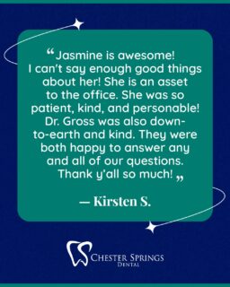Kindness, patience, and care—that’s what makes a great dental visit! 💙
We’re so thankful for amazing patients like Kirsten and the chance to make every appointment a positive experience.

#ChesterSpringsDental #ExtonDentist #PatientExperience #CompassionateCare #DentalTeam #HealthySmiles #SmileConfidence