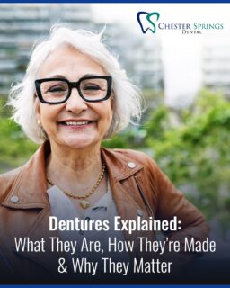 Dentures have come a long way—and understanding your options can make all the difference in your comfort, confidence, and quality of life.

Whether you’re exploring solutions for yourself or a loved one, knowing how dentures work and what to expect is the first step toward a healthier, more complete smile.

👉 Read the full article here on our website—link in bio.

#ChesterSpringsDental #Dentures #ToothReplacement #SmileRestoration #OralHealth