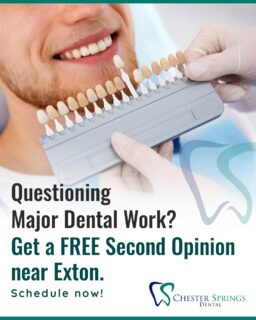 Not sure if a recommended treatment is right for you? 
You’re not alone—and you don’t have to decide without clarity.

We’re here to provide honest guidance, explain your options, and help you feel confident in your next step—without pressure.
📞 Call us today: (610) 458-5858
 📅 Schedule your visit and get the peace of mind you deserve.
ChesterSpringsDental.com/contact-us

#ChesterSpringsDental #ExtonDentist #DentalSecondOpinion #ChesterCountyPA #SmileWithConfidence