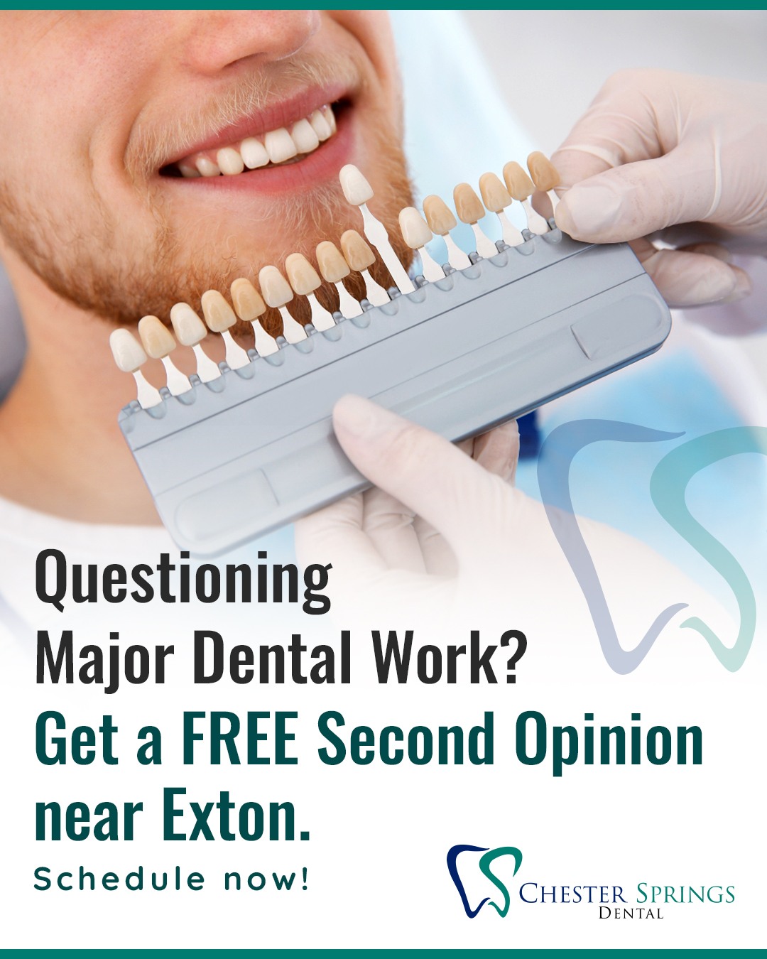 Not sure if a recommended treatment is right for you? 
You’re not alone—and you don’t have to decide without clarity.

We’re here to provide honest guidance, explain your options, and help you feel confident in your next step—without pressure.
📞 Call us today: (610) 458-5858
 📅 Schedule your visit and get the peace of mind you deserve.
ChesterSpringsDental.com/contact-us

#ChesterSpringsDental #ExtonDentist #DentalSecondOpinion #ChesterCountyPA #SmileWithConfidence