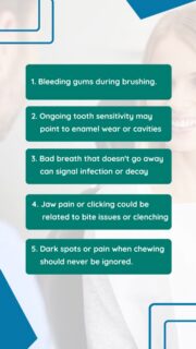 Your mouth has ways of telling you when something needs attention. 

Paying attention to changes and addressing them early can help protect your smile and prevent smaller concerns from becoming more complicated.

Noticing something unusual? Schedule a visit with our team.

📞 (610) 458-5858
🌐 ChesterSpringsDental.com/contact-us

#ChesterSpringsDental #DentalHealth #OralHealth #DentalCare #HealthySmile #PreventiveDentistry