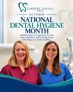 A healthy smile takes a team, and our hygienists are a big part of ours!

This National Dental Hygiene Month, we’re celebrating the friendly faces who spend every day helping our patients care for their smiles. From your regular cleaning to the little reminders that help you stay on track between visits, their care makes a difference.

Thank you to our wonderful hygienists for everything you do for our patients and Chester Springs Dental!

#ChesterSpringsDental #NationalDentalHygieneMonth #DentalHygienists #OralHealth #HealthySmiles #ChesterSpringsPA