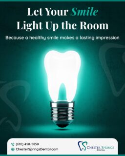 A healthy smile does more than look good—it can help you feel confident every time you walk into a room.

Keep your smile healthy, bright, and ready to shine. Schedule your next visit with Chester Springs Dental today!

📞 (610) 458-5858
🌐 ChesterSpringsDental.com

#ChesterSpringsDental #HealthySmile #DentalHealth #PreventiveDentistry #SmileConfidence