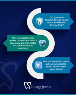 Quality dental care should be accessible to everyone. If you don’t have dental insurance, our membership savings plan is designed to help you maintain your oral health while keeping costs manageable.

With preventive care and exclusive savings on treatments, it’s a simple way to stay on top of your dental health and keep your smile strong all year long. 

Contact us to learn more!
ChesterSpringsDental.com

#ChesterSpringsDental #DentalMembership #AffordableDentalCare #HealthySmile #FamilyDentistry #ExtonPA #OralHealth #DentalSavings #PreventiveCare #SmileHealthy
