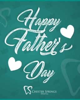 Dads give us so much to smile about, and Father's Day is the perfect time to return the favor. Happy Father's Day from Chester Springs Dental! 

We hope every dad, grandpa, and father figure in your life enjoys a bright, joyful day of celebration. 😄🦷❤️

#HappyFathersDay #FathersDay #ChesterSpringsDental #DadSmile #FamilyDentistry #SmileOn #ThanksDad